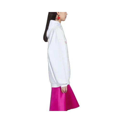 Rainbow Logo Hoodie White