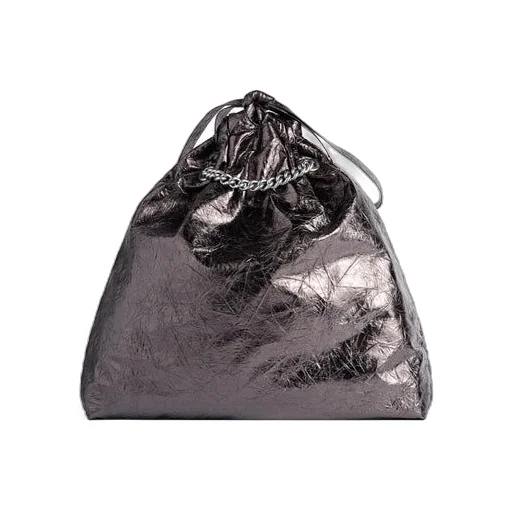 Crush Medium Tote Bag Metallized