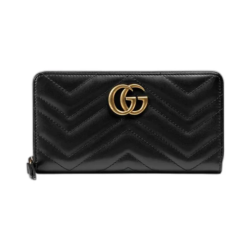 GG Marmont zip around wallet