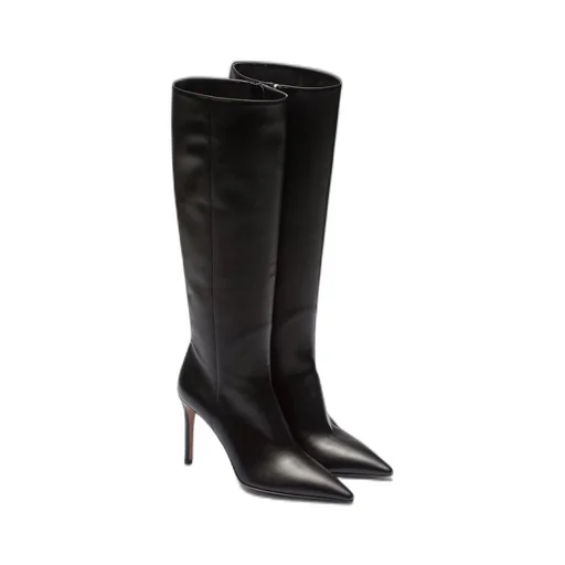 Nappa leather boots