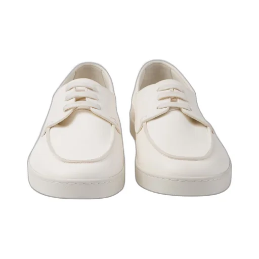Leather lace-up shoes