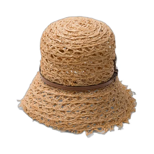 Raffia bucket hat