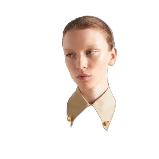 Polka-dot georgette shirt