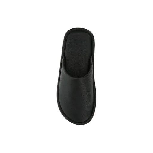 Leather Flat Slippers