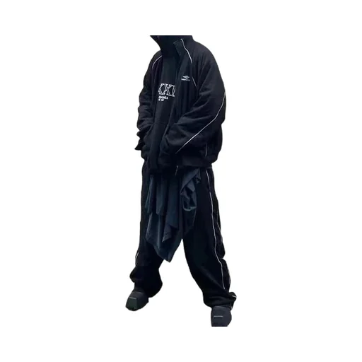 XXXL Patched T-Shirt Hoodie Oversized