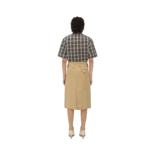 Cotton Canvas Skirt