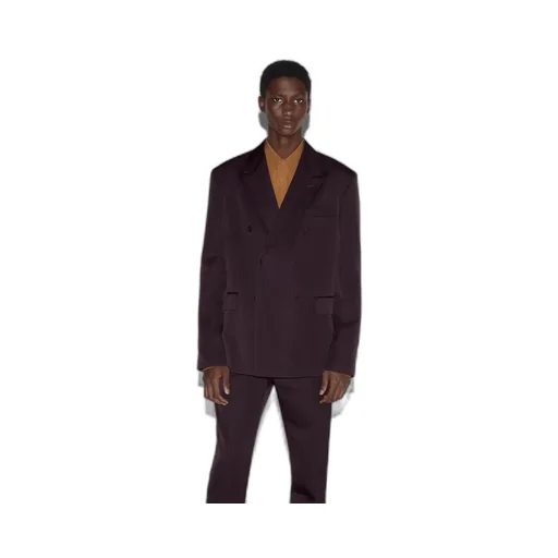 Double-breasted wool jacket