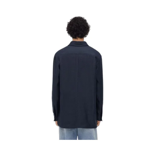 Mini Intrecciato Leather Shirt