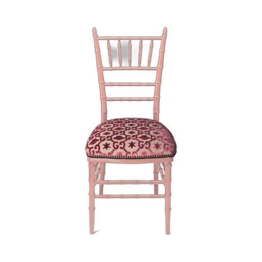 Chiavari chair with GG jacquard