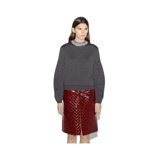 Fine knit wool jumper