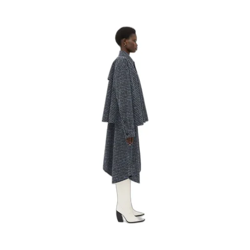 Structured Tweed Shirt Jacket