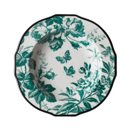 Herbarium rim soup bowl, set of two