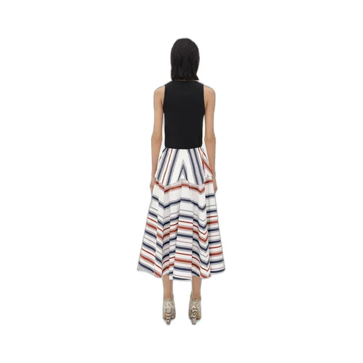 Striped Cotton Skirt