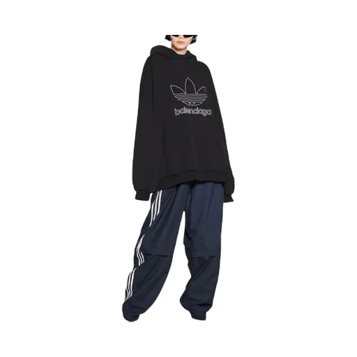 Balenciaga x Adidas Logo Oversized Hoodie