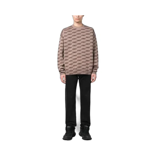 BB Allover Crewneck Knit Sweater