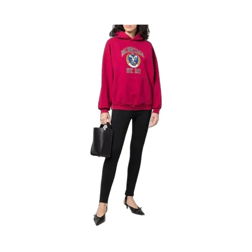 Est. 1917 College Logo Print Hoodie Wide Fit