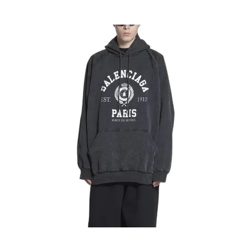 Est. 1917 College Logo Print Hoodie