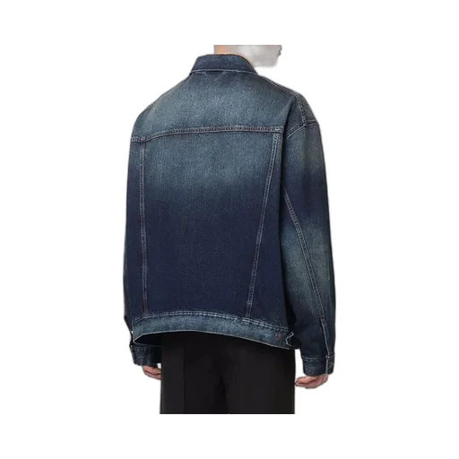 Embroidered Logo Denim Jacket