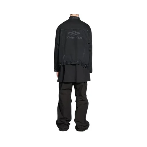 3B Sports Icon Denim Jacket Large Fit