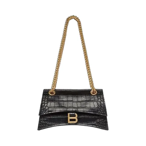 Crush Small Chain Bag Crocodile Embossed 