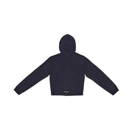 Tab Worn-Out Zip-up Hoodie