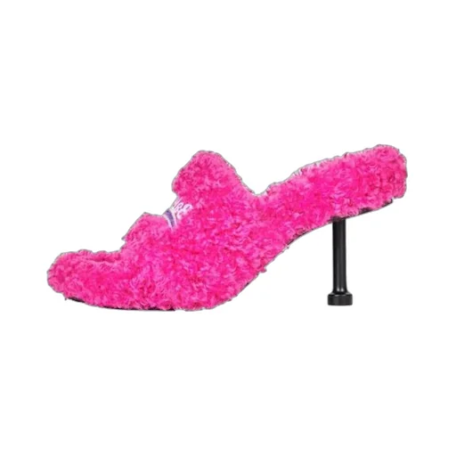 Furry 80mm Sandal Heels