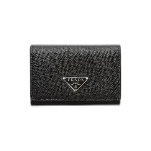 Saffiano leather card holder