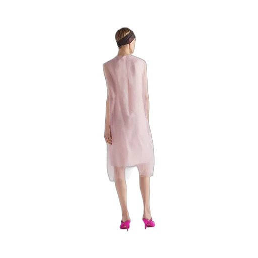 Technical voile dress