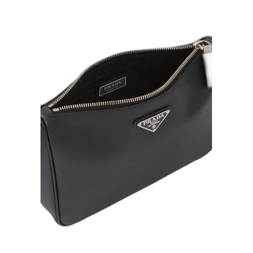 Saffiano-leather shoulder bag