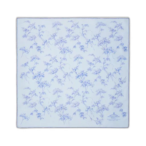 Printed silk-twill foulard