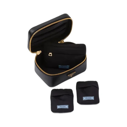 Saffiano leather beauty case