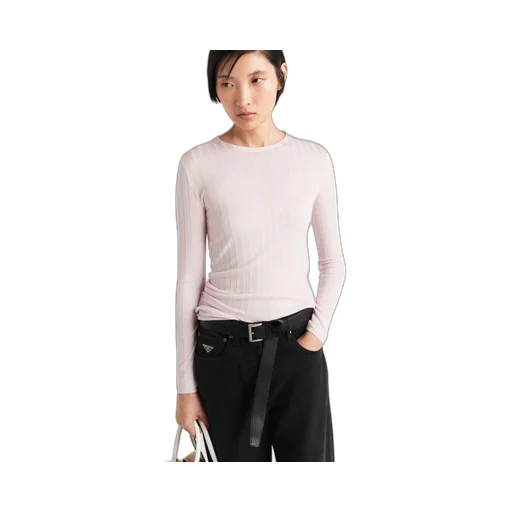Cashmere and silk crew-neck sweater