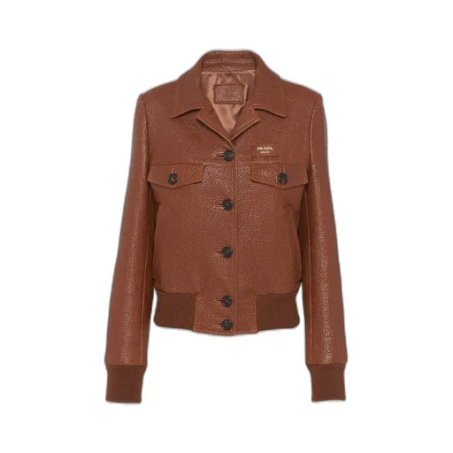 Nappa leather jacket