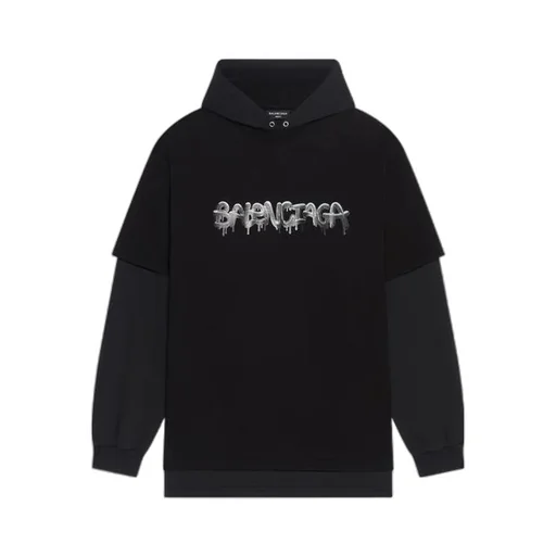 Slime Double Long Sleeve Hooded T-Shirt