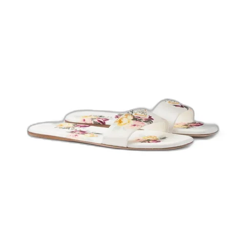 Printed satin slides