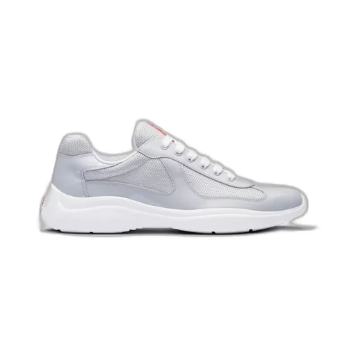 Patent leather and technical fabric Prada America's Cup sneakers