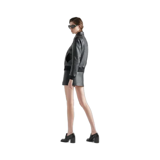 Nappa leather jacket