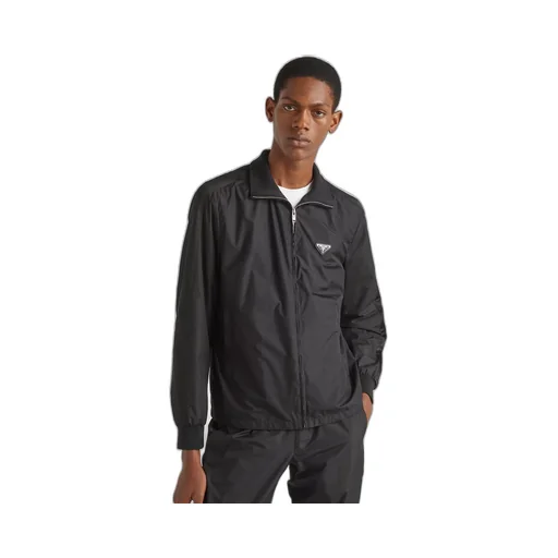Silk blend blouson jacket