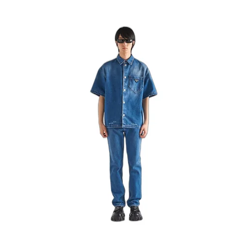 Five-pocket denim jeans