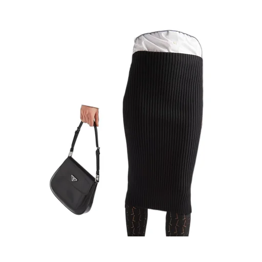 Prada Cleo brushed leather shoulder bag