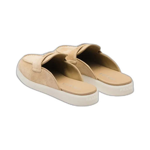 Suede mules