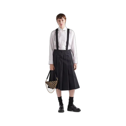 Pleated Re-Nylon skirt