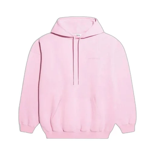 Loose Version Back Alphabet Hoodie Pink
