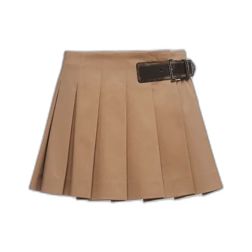 Gabardine miniskirt
