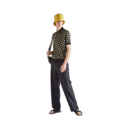 Wool and mohair pants