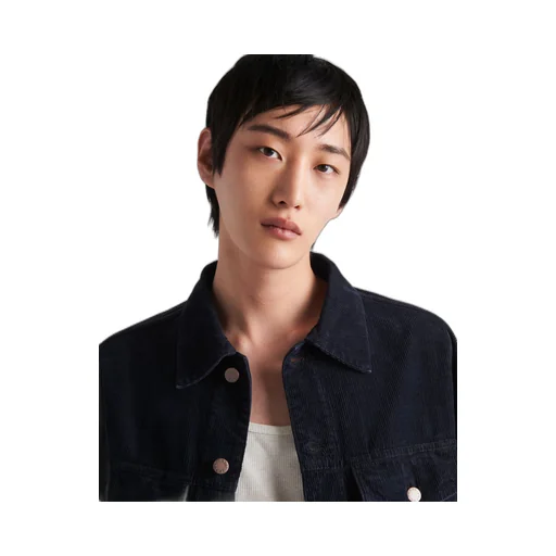 Corduroy blouson jacket