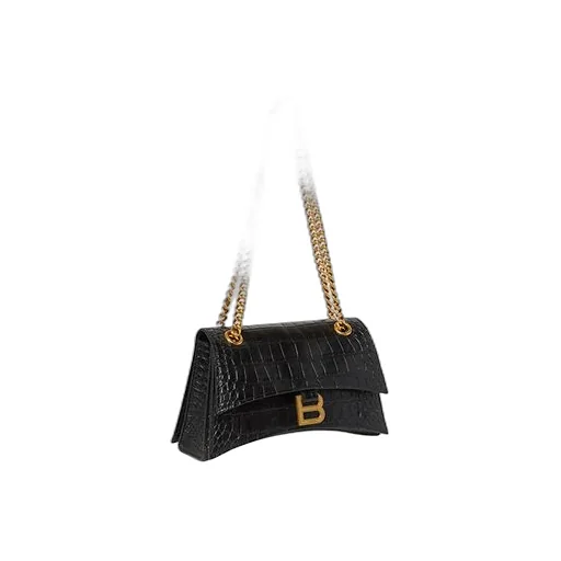 Crush Small Chain Bag Crocodile Embossed 