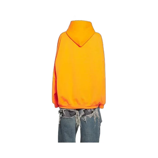 Alphabet Loose Hoodie Orange