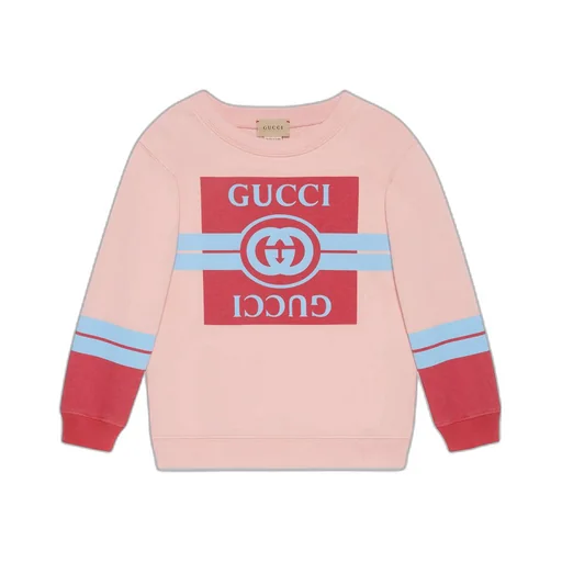 Children's printed cotton jersey sweatshirt