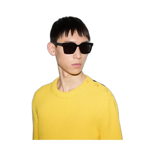 Cotton sweater with Gucci intarsia